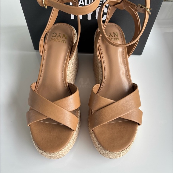 Madden NYC Women’s Strappy Wedge Sandals - Picture 2 of 9